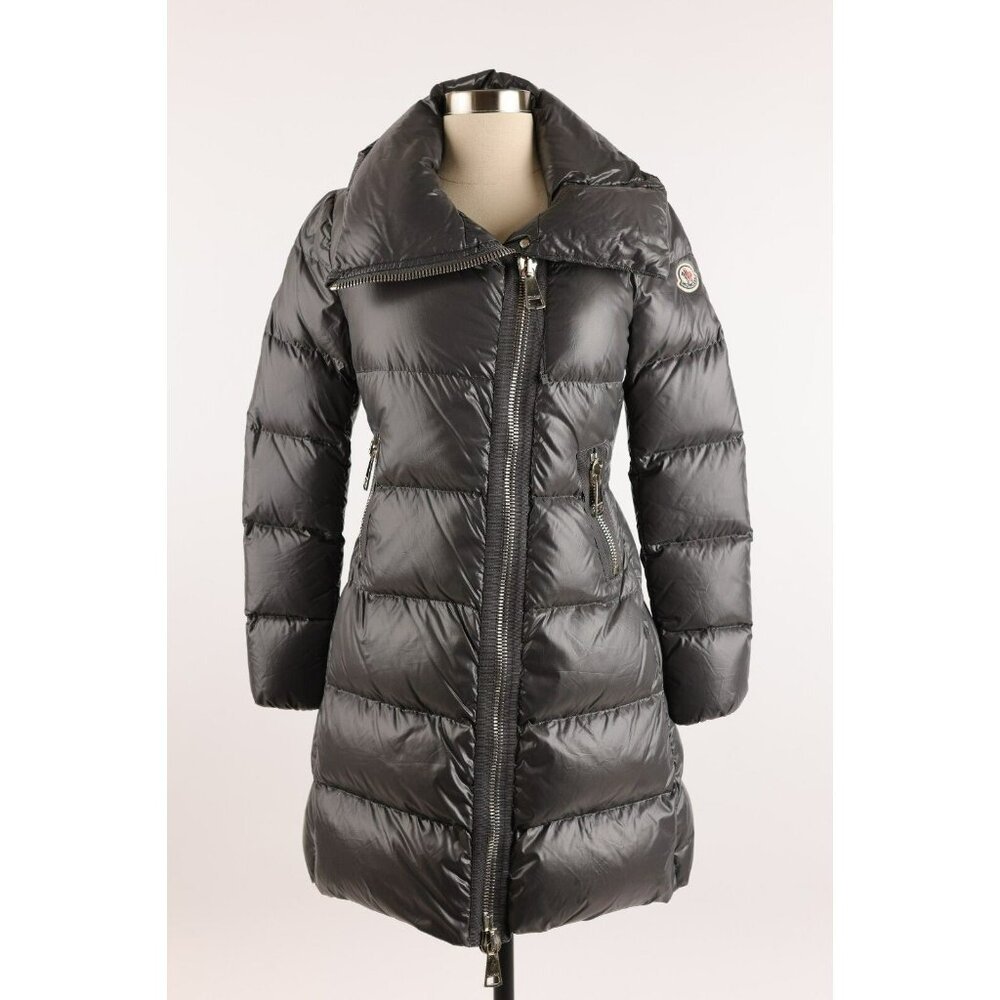 $2,150 Moncler Joinville Down Coat SZ 0/XS Grey MINT
